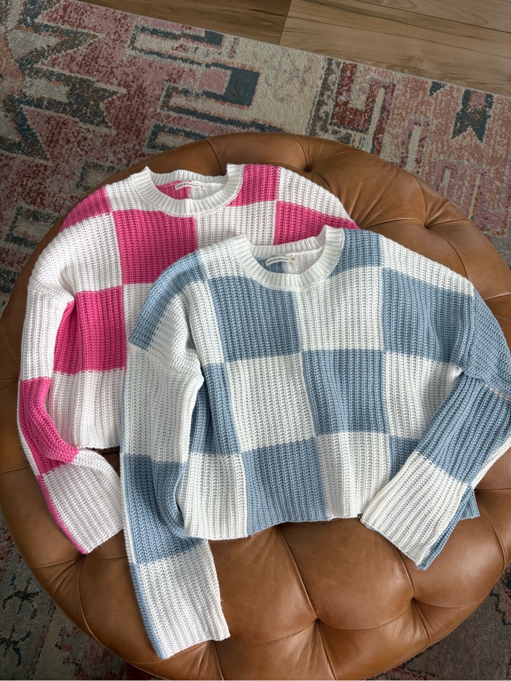 Crop sweaters.